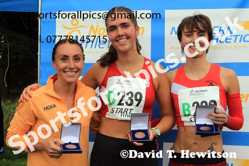 Senior womens Northern 4 Stage Relay, 2023 Northern 6 and 4 Stage Relays and Youngsters, Birkenhead Park, Wirral.  Photo: David T. Hewitson/Sports for All Pics
